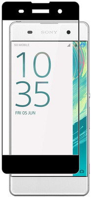 FITSMART Edge To Edge Tempered Glass for Sony Xperia XA(Pack of 1)