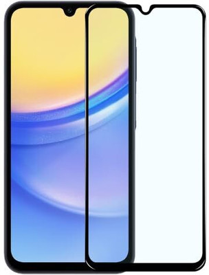 Caseline Edge To Edge Tempered Glass for SAMSUNG Galaxy A15 5G(Pack of 1)