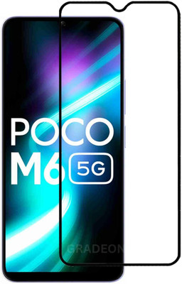 iCopertina Edge To Edge Tempered Glass for POCO M6 5G(Pack of 1)