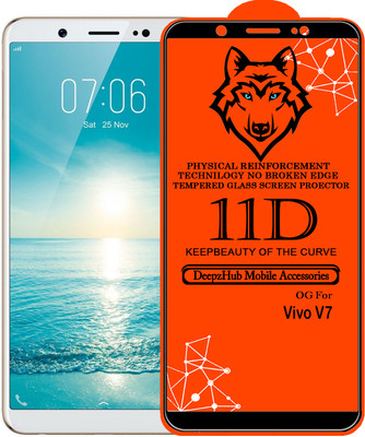 DeepzHub Edge To Edge Tempered Glass for VIVO V7(Pack of 1)