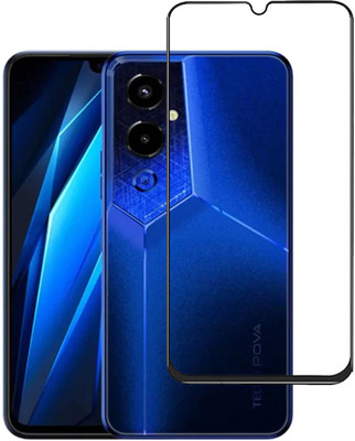 INFINITYWORLD Edge To Edge Tempered Glass for Tecno Pova 4 Pro(Pack of 1)