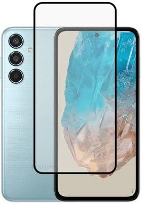 O2MG Edge To Edge Tempered Glass for SAMSUNG Galaxy M35 5G, SAMSUNG M35 5G(Pack of 1)