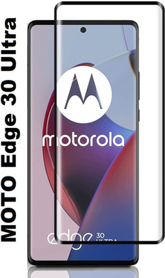 Rugraj Edge To Edge Tempered Glass for MOTOROLA Edge 30 Ultra / Moto edge 30 Ultra(Pack of 1)