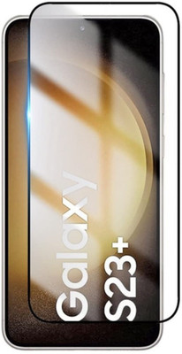 ankSONline Edge To Edge Tempered Glass for Samsung Galaxy S23 Plus 5G, with Easy Installation Kit(Pack of 1)