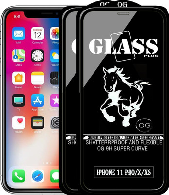 Rofix star Edge To Edge Tempered Glass for Apple iPhone XS(Pack of 2)