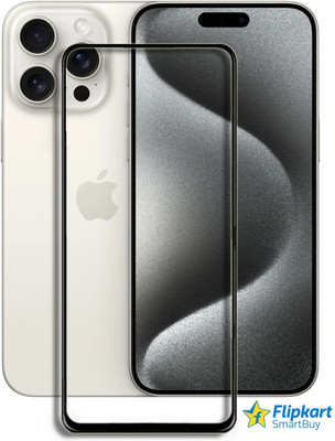 Flipkart SmartBuy Edge To Edge Tempered Glass for APPLE iPhone 15 Pro Max, iPhone 15 Pro Max(Pack of 1)