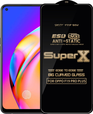 Qyist Edge To Edge Tempered Glass for OPPO F19 PRO PLUS(Pack of 1)