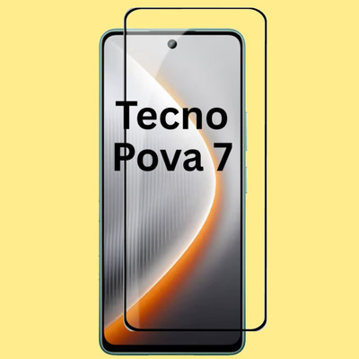 GORILLA FIVE Tempered Glass Guard for Pova 7 5G, Tecno Pova 7 5G(Pack of 1)
