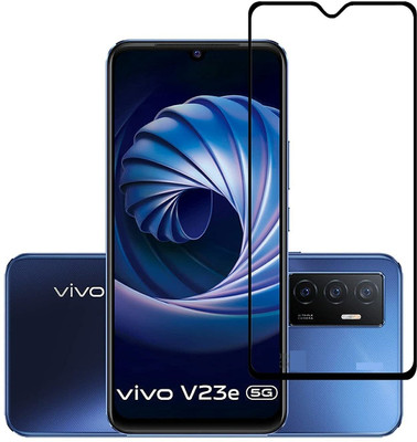EITANSHA CREATION Edge To Edge Tempered Glass for Vivo V23e 5G(Pack of 1)