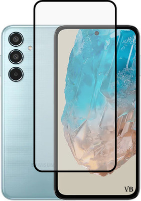 VISHRN Edge To Edge Tempered Glass for SAMSUNG Galaxy M35 5G, SAMSUNG GALAXY M35 5G, Samsung Galaxy M35 5G(Pack of 1)