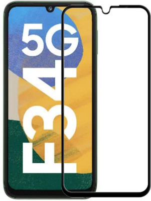 EITANSHA CREATION Edge To Edge Tempered Glass for Samsung Galaxy F34 5G, Samsung Galaxy M34 5G(Pack of 1)
