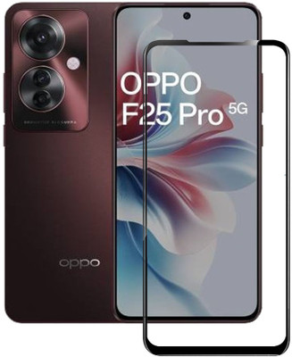AKSHUD Edge To Edge Tempered Glass for OPPO F25 Pro 5G(Pack of 1)