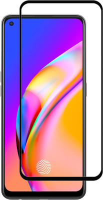 DMJHP Edge To Edge Tempered Glass for Oppo F19s(Pack of 1)
