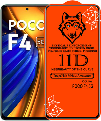 DeepzHub Edge To Edge Tempered Glass for POCO F4 5G(Pack of 1)