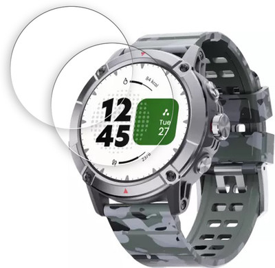 ARBAN Edge To Edge Tempered Glass for Ambrane Crest Pro 1.52 inch SMARTWATCH SCREEN GUARD(Pack of 2)