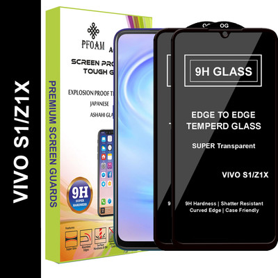 PFOAM Edge To Edge Tempered Glass for VIVO Z1X(Pack of 2)