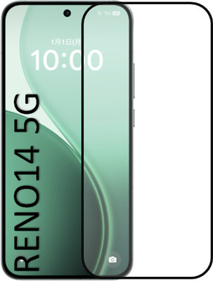 NEXZONE Edge To Edge Tempered Glass for OPPO Reno14 5G, OPPO Reno 14 5G(Pack of 1)