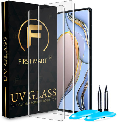 FIRST MART Edge To Edge Tempered Glass for Tecno Phantom X2 5G, Phantom X2 5G, Tecno Phantom X2 Pro 5G, Phantom X2 Pro, UV Glue Curved Screen Protector(Pack of 2)