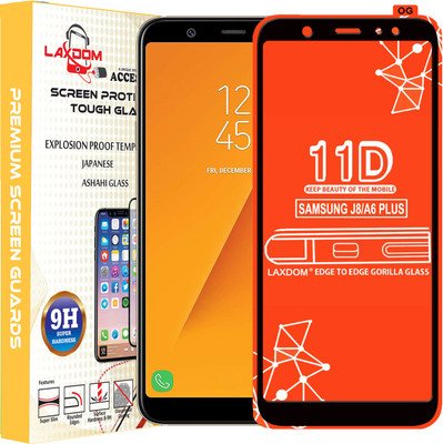 Laxdom Edge To Edge Tempered Glass for Samsung Galaxy J8(Pack of 1)
