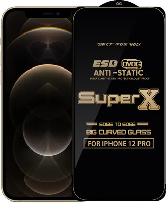 Qyist Edge To Edge Tempered Glass for IPHONE 12 PRO(Pack of 1)