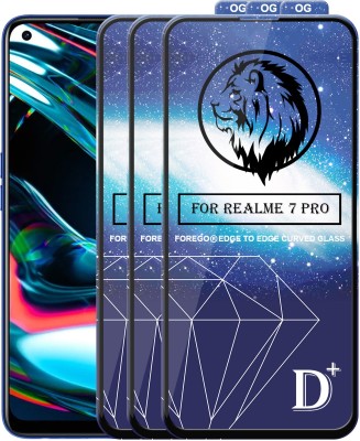 Forego Edge To Edge Tempered Glass for Realme 7 Pro(Pack of 1)