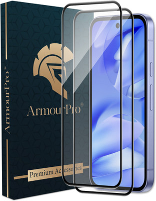 ArmourPro Edge To Edge Tempered Glass for Google Pixel 9A 5G, Google Pixel 9A, Pixel 9A 5G(Pack of 2)