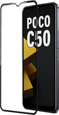 Flipkart SmartBuy Edge To Edge Tempered Glass for POCO C50(Pack of 1)
