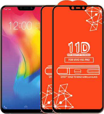Qyist Edge To Edge Tempered Glass for Vivo Y83 Pro(Pack of 2)