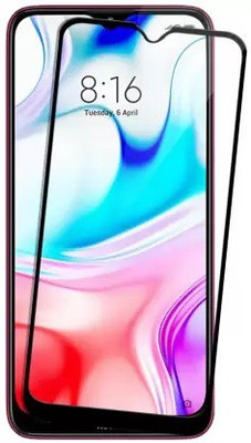 O2MG Edge To Edge Tempered Glass for OPPO A12(Pack of 1)