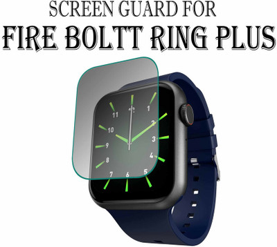 YCHROZE Edge To Edge Tempered Glass for Fire-Boltt Ring Plus 1.91(Pack of 1)