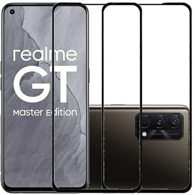 NaturalBuy Edge To Edge Tempered Glass for Realme GT Master Edition-| / Tempered Glass | Screen Protector Full HD Quality Tempered Glass Anti-Scratch Edge to Edge Coverage with Easy Installation Kit (Black) |(Pack of 2) NaturalBuy Edge To Edge Tempered Glass for Realme GT Master Edition-| / Tempered Glass | Screen Protector Full HD Quality Tempered Glass Anti-Scratch Edge to Edge Coverage with Easy Installation Kit (Black) |(Pack of 2)