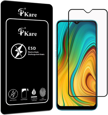 iKare Edge To Edge Tempered Glass for Realme C3(Pack of 1)