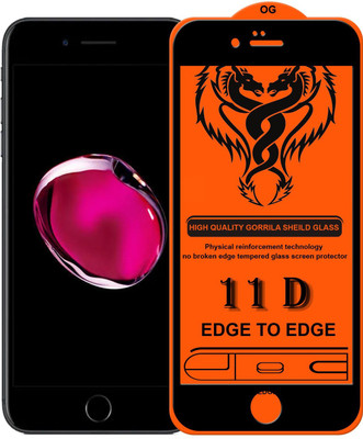 Forego Edge To Edge Tempered Glass for Apple iPhone 8 Plus(Pack of 1)