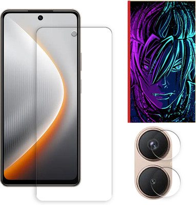 SOMTONE Edge To Edge Tempered Glass for Tecno Pova 7 4G Tempered Glass Screen Protector | Anti-Scratch | Edge to Edge Full Coverage | 9H Hardness ( 1 FRONT SCREEN GUARD + 1 CAMERA LENS PROTECTOR + 1 FREE BACK EMBOSSED SKIN002 )(Pack of 1) SOMTONE Edge To Edge Tempered Glass for Tecno Pova 7 4G Tempered Glass Screen Protector | Anti-Scratch | Edge to Edge Full Coverage | 9H Hardness ( 1 FRONT SCREEN GUARD + 1 CAMERA LENS PROTECTOR + 1 FREE BACK EMBOSSED SKIN002 )(Pack of 1)