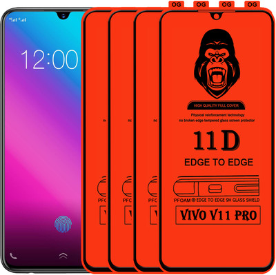 Rofix star Edge To Edge Tempered Glass for Vivo V11 Pro(Pack of 4)