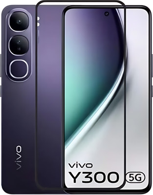 Skyforce Edge To Edge Tempered Glass for vivo Y300 5G(Pack of 1)