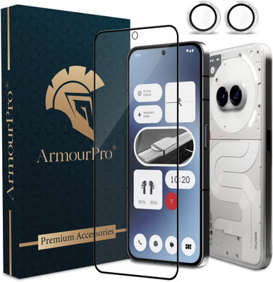 ArmourPro Edge To Edge Tempered Glass for Nothing Phone (2A) 5G, Nothing (2A) 5G, Nothing Phone 2A 5G, Nothing 2A 5G, ( 1 OG Tempered Glass with 1 Silver Camera Ring )(Pack of 1) ArmourPro Edge To Edge Tempered Glass for Nothing Phone (2A) 5G, Nothing (2A) 5G, Nothing Phone 2A 5G, Nothing 2A 5G, ( 1 OG Tempered Glass with 1 Silver Camera Ring )(Pack of 1)