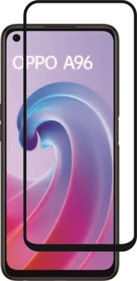 M A ZONE Edge To Edge Tempered Glass for OPPO A96(Pack of 1)