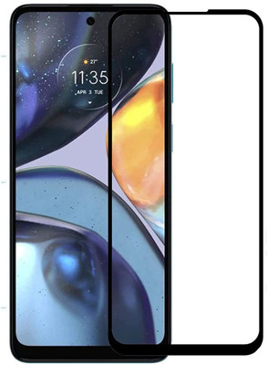 Ansh Traders Edge To Edge Tempered Glass for Moto G22(Pack of 1)
