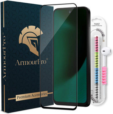 ArmourPro Edge To Edge Tempered Glass for Poco M6 Plus 5G, Poco M6 Plus, Poco M6 + 5G, Poco M6 +, OG Tempered Glass with Cable Protector(Pack of 1) ArmourPro Edge To Edge Tempered Glass for Poco M6 Plus 5G, Poco M6 Plus, Poco M6 + 5G, Poco M6 +, OG Tempered Glass with Cable Protector(Pack of 1)