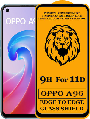 Dream Edge To Edge Tempered Glass for OPPO A96(Pack of 1)