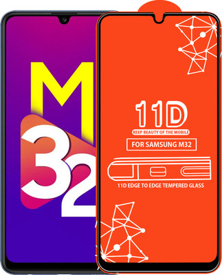 Qyist Edge To Edge Tempered Glass for Samsung Galaxy M32(Pack of 1)