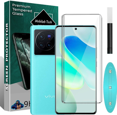 Mobilab Tech Edge To Edge Tempered Glass for Vivo X80(Pack of 1)