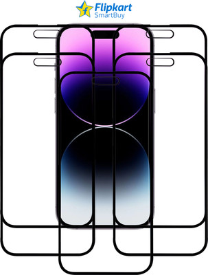 Flipkart SmartBuy Edge To Edge Tempered Glass for IPHONE 14 PRO MAX(Pack of 5)