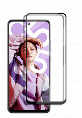 VISHZONE Edge To Edge Tempered Glass for Realme C55, Realme Narzo N55(Pack of 1)