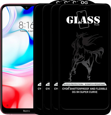CYOR Edge To Edge Tempered Glass for REDMI 8A(Pack of 4)