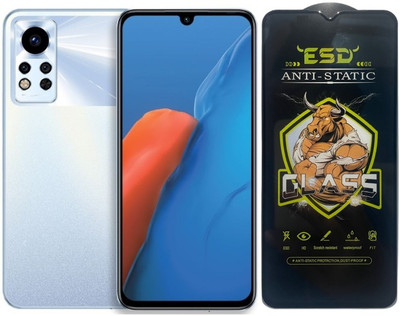 Resolute Edge To Edge Tempered Glass for Infinix Note 12i 2022, ESD Tempered Glass, ESD Screen Protector, Anti Static, Screen Protector(Pack of 1)
