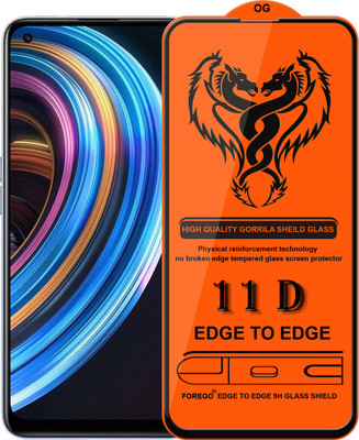 Forego Edge To Edge Tempered Glass for realme X7(Pack of 1)