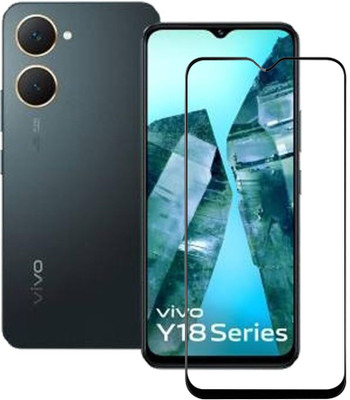 Bai and kaka Edge To Edge Tempered Glass for Vivo Y18e(Pack of 1)