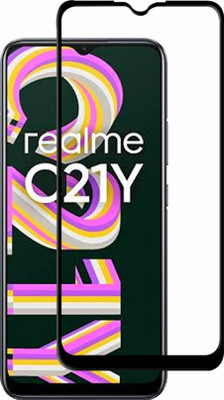 Flipkart SmartBuy Edge To Edge Tempered Glass for realme C21Y(Pack of 1)